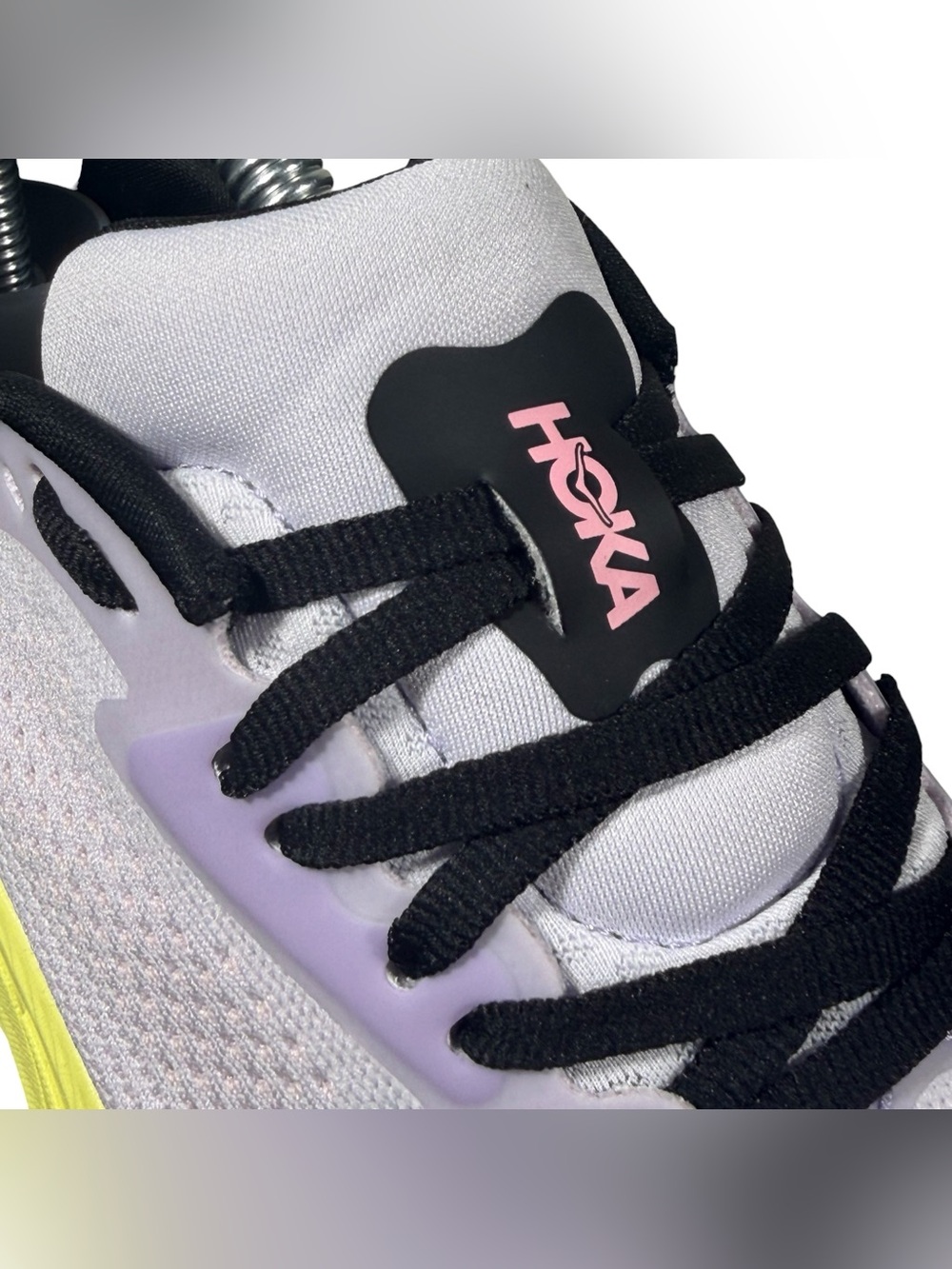 Hoka Arahi 7 Starlight Women's Size 6 B Medium Glow Yellow/Yuzu Lavender Purple - Picture 10 of 12